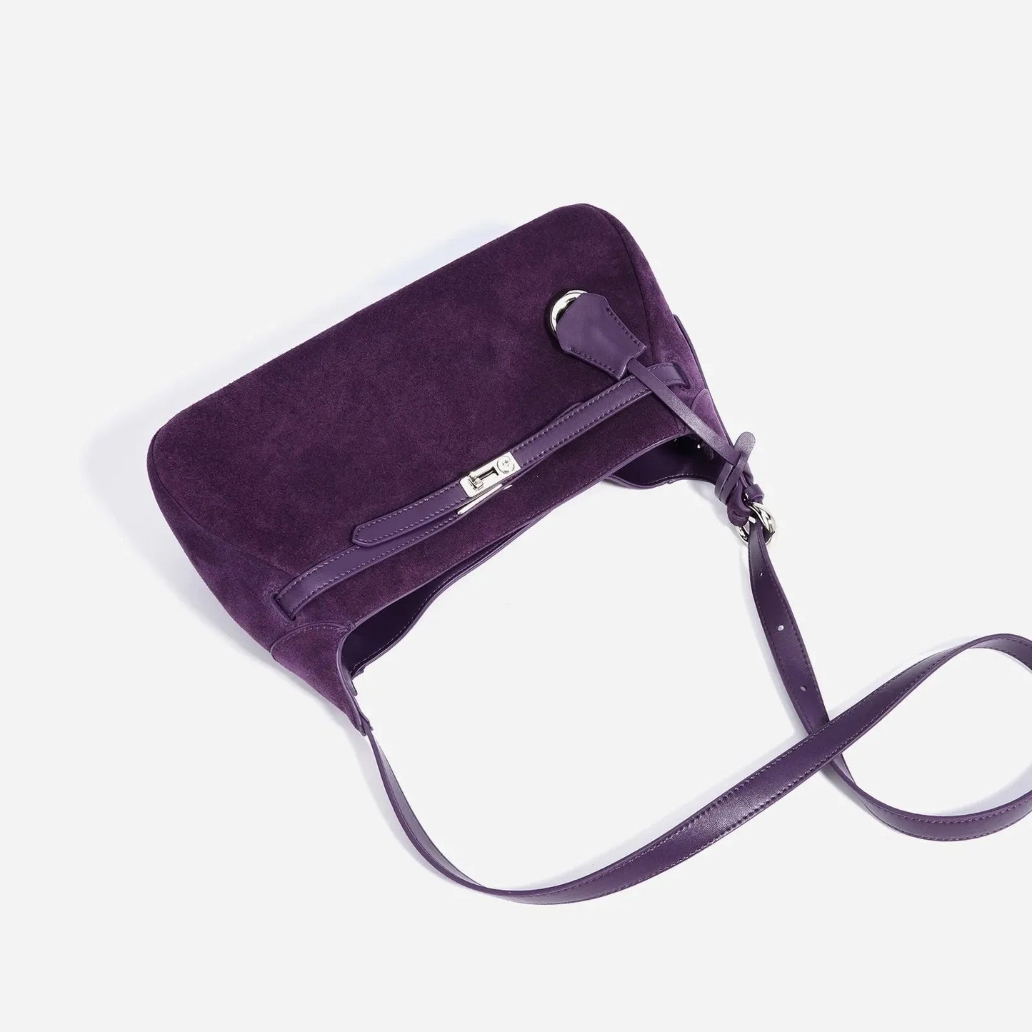 Luxury Suede Cowhide Shoulder Bag