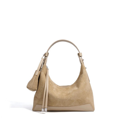 Women’s Genuine Suede Velvet Shoulder Bag