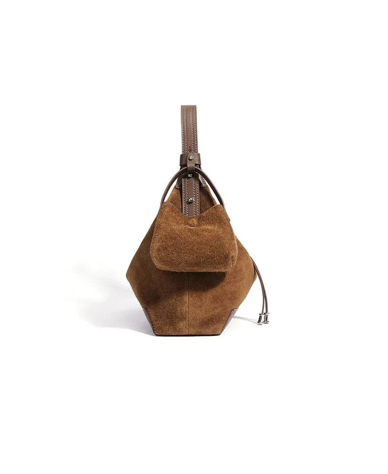 Women’s Genuine Suede Velvet Shoulder Bag