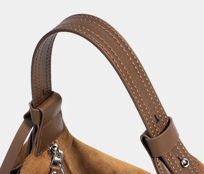 Women’s Genuine Suede Velvet Shoulder Bag